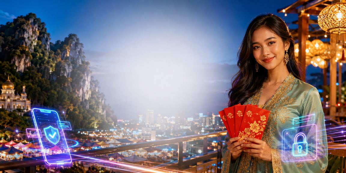 Sampul merah bonus Hari Raya di Ipoh sempena promosi webview2